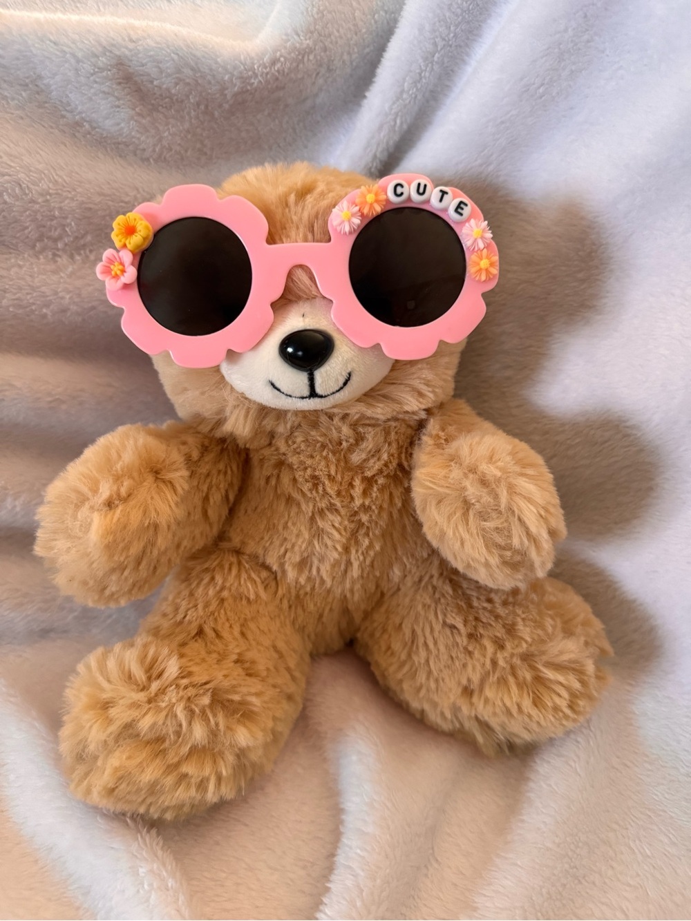 Pink Flower Shaped Girl’s Sunglasses